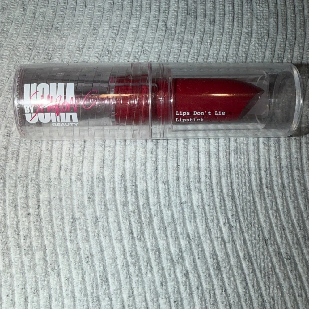 Uoma Beauty Sharon C Lips Don’t Lie Red Lipstick BRILLIANT Speak No Evil Lips